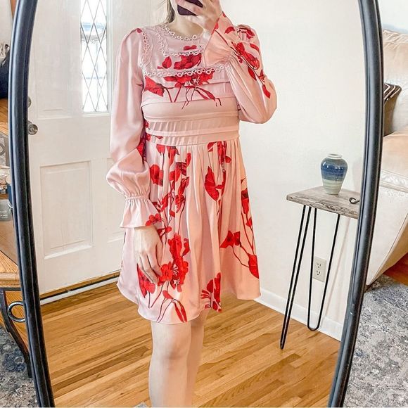 Ted Baker Dresses & Skirts - Ted Baker Malaani Fantasie Floral Smock Mini Dress